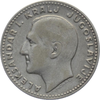 Jugoslawien 20 Denar 1931 - Alexander I.